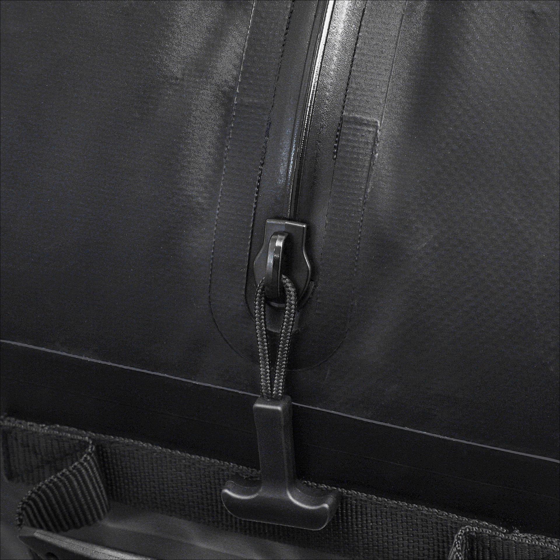 Waterproof zipper detail