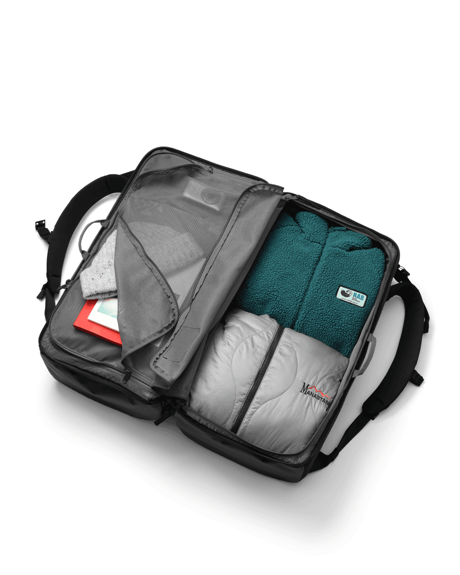 Roamer Pro Split Duffel 70L - Black Out / Blue Hour
