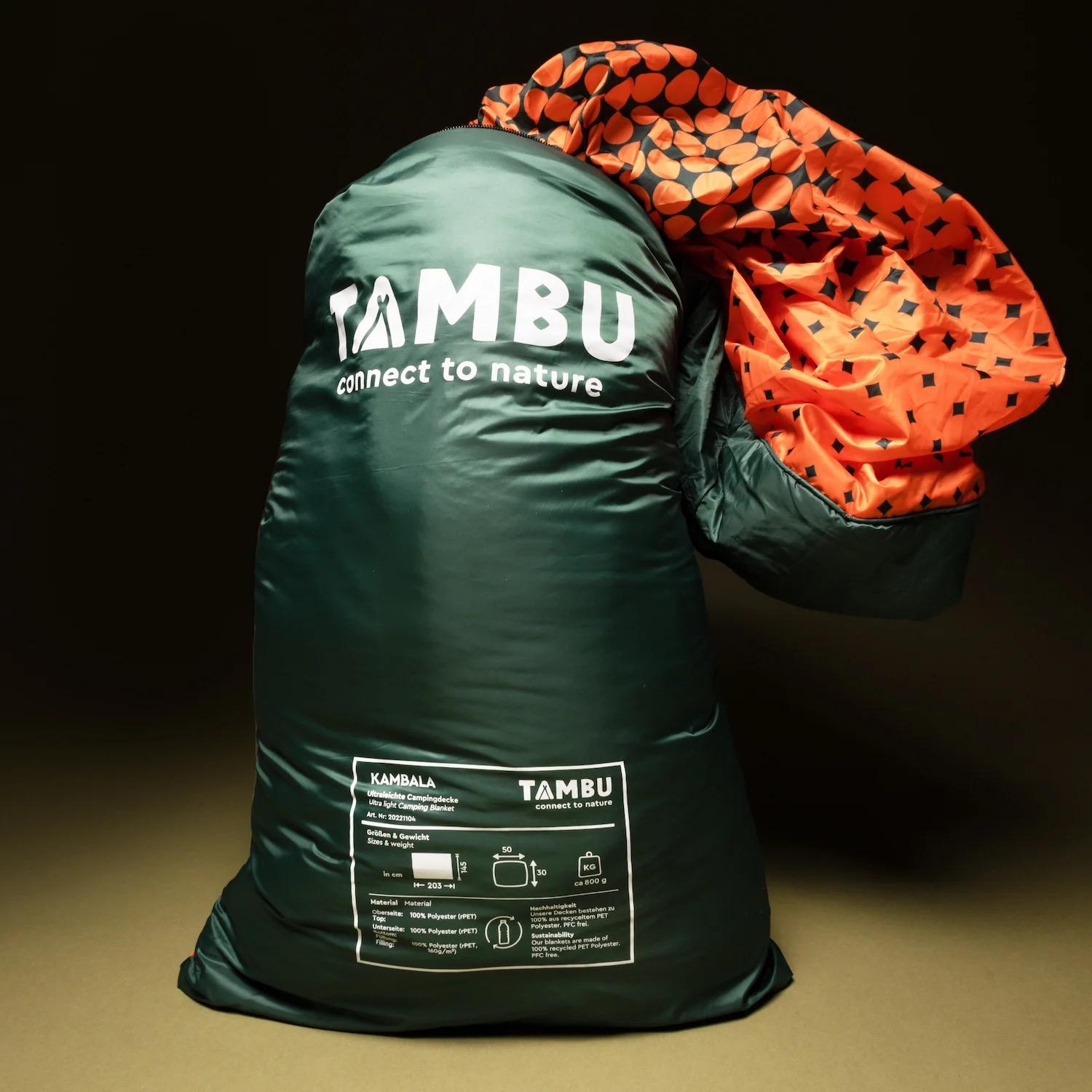 Tambu Decke Kambala Ultralight drei in eins Campingdecke 