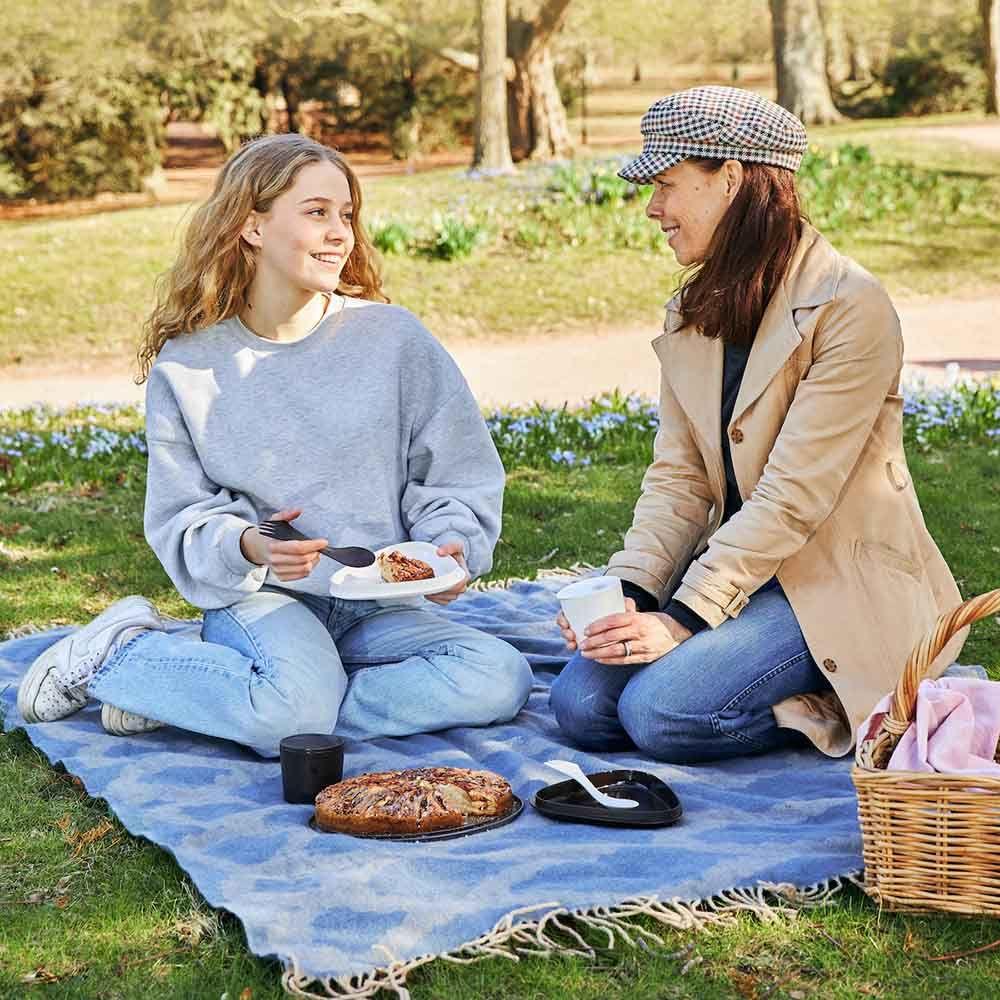 Picknick-Set für zwei Personen (Göffel, Becher und Teller) | Light my fire 