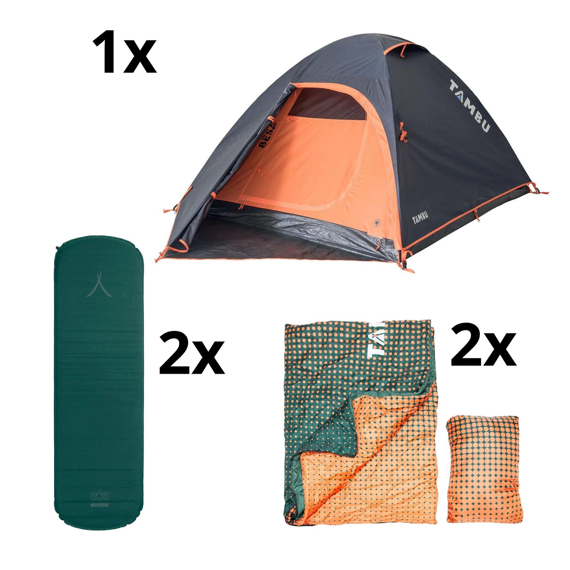 Festival Camping Set - 2 Personen