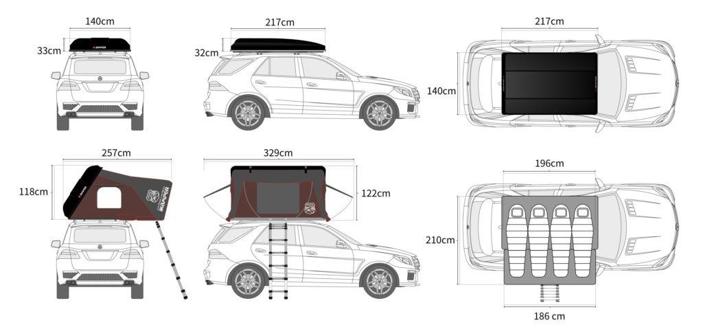iKamper - Skycamp 2.0 Roof Top Tent