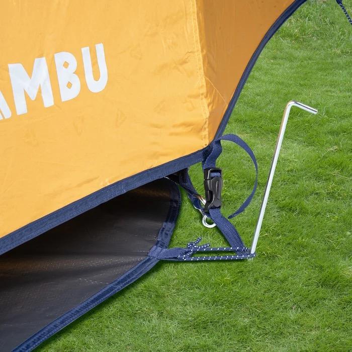 Tambu Zelt HENA | 4 Personen Kuppelzelt mit Stehhöhe