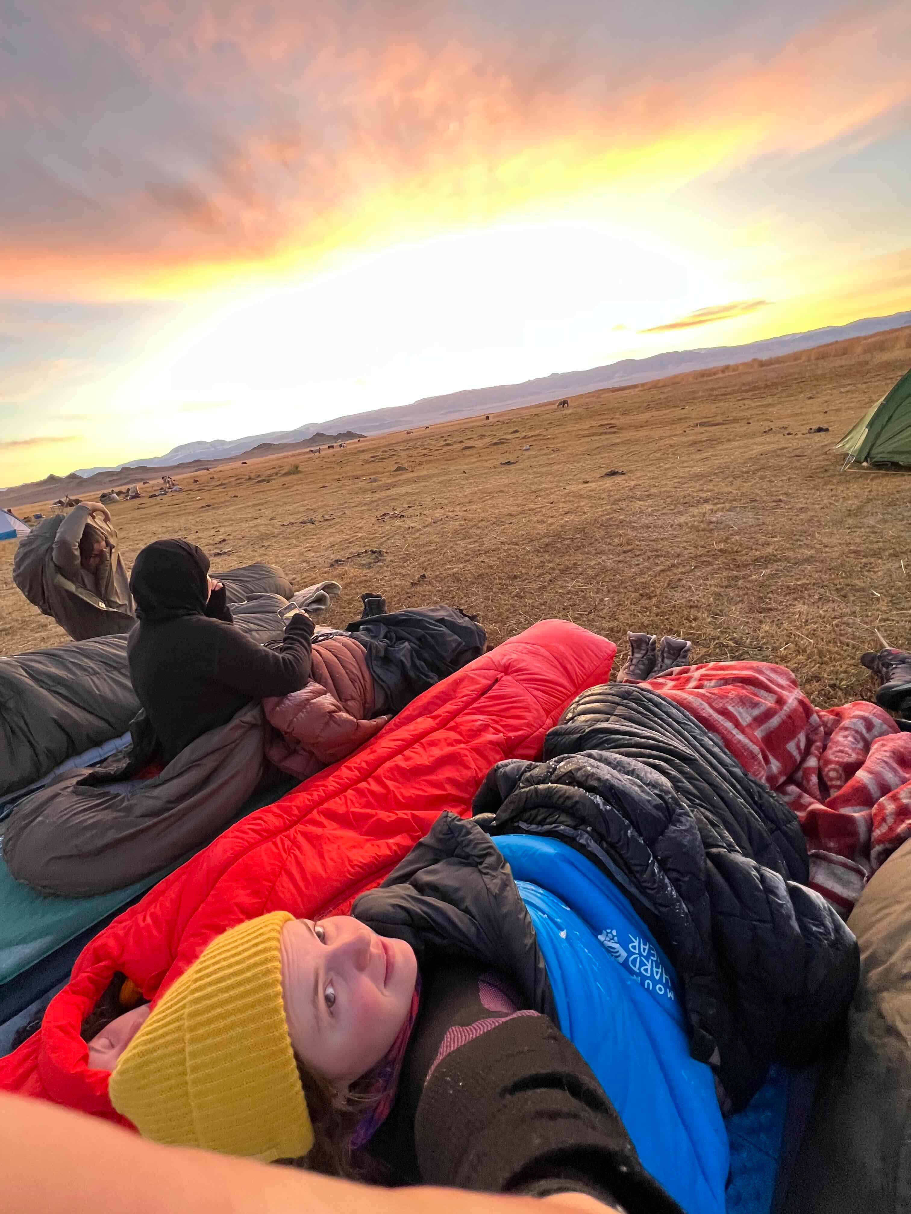 Sunrise in Mongolia